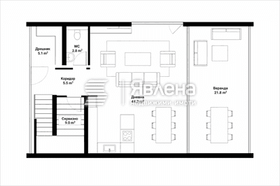 разпределение етаж 1