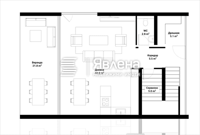 разпределение етаж 1