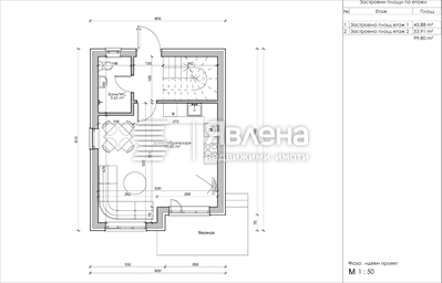 Разпределение първи етаж